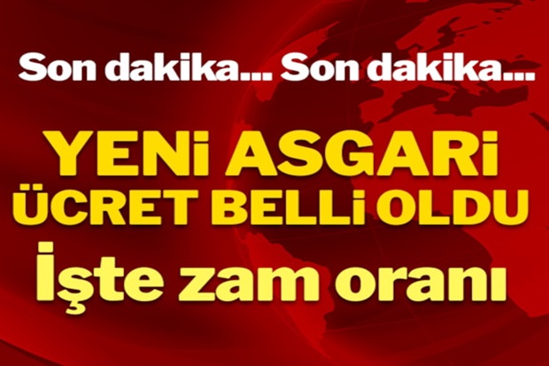 2024 Yılı Asgari &Uuml;cret Belli Oldu
