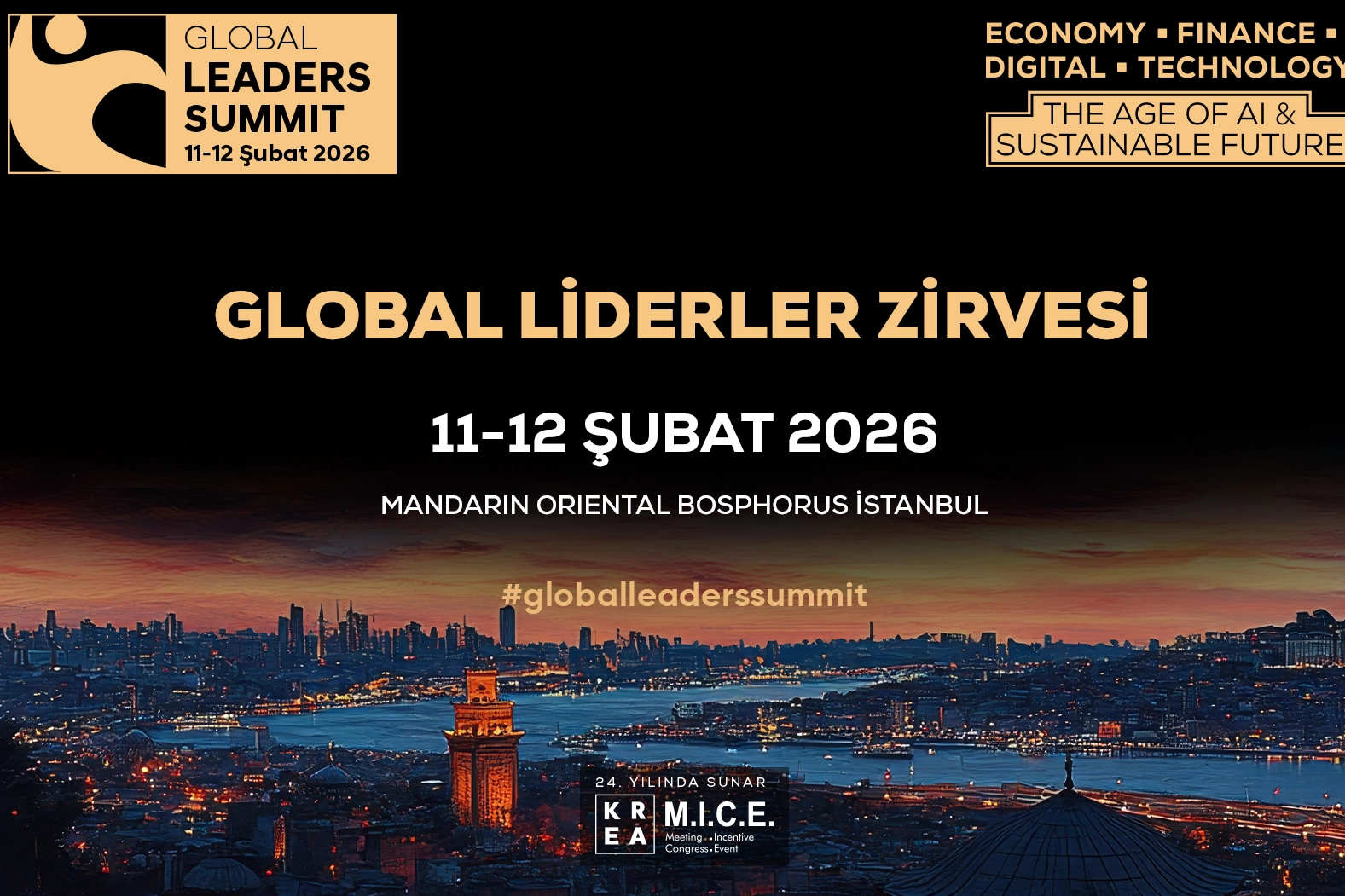 İş D&uuml;nyasının K&uuml;resel Liderleri İstanbul&rsquo;da Buluşuyor