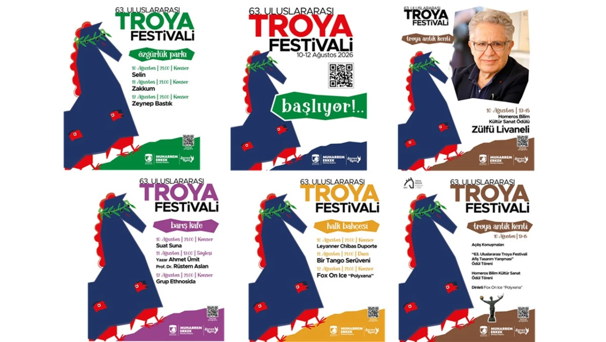 63.Uluslararası Troya Festivali i&ccedil;in Geri Sayım Başladı&hellip;