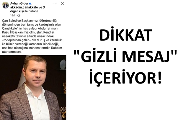 Ayhan Gider Ne Demek İstedi?