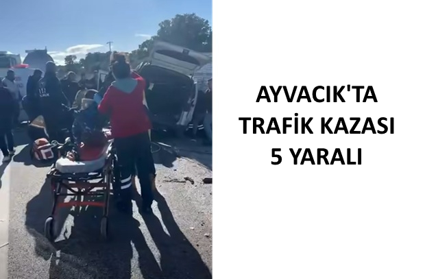 Ezine-Ayvacık Yolunda Trafik Kazası