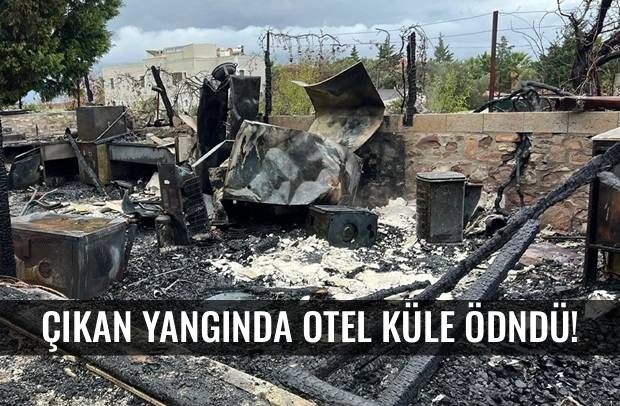 Korkutan Yangında Otel K&uuml;le D&ouml;nd&uuml;