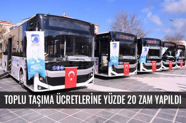 Şehiri&ccedil;i Otob&uuml;s &Uuml;cretlerine Zam Yapıldı