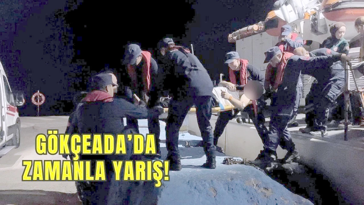 Acil Hastanın Tıbbi Tahliyesini Sahil G&uuml;venlik Ger&ccedil;ekleştirdi!