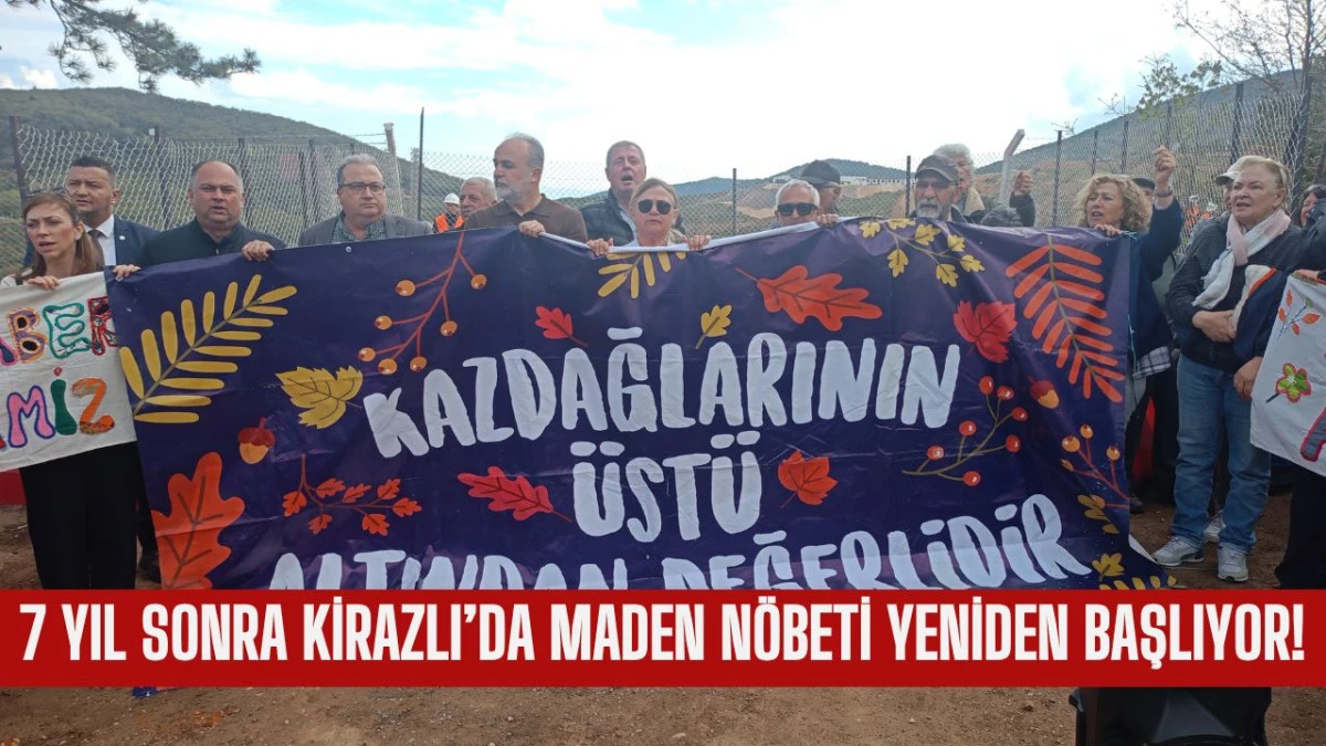 'Alamos Gold'a İzin Vermedik; TÜMAD'a da İzin Vermeyeceğiz..'