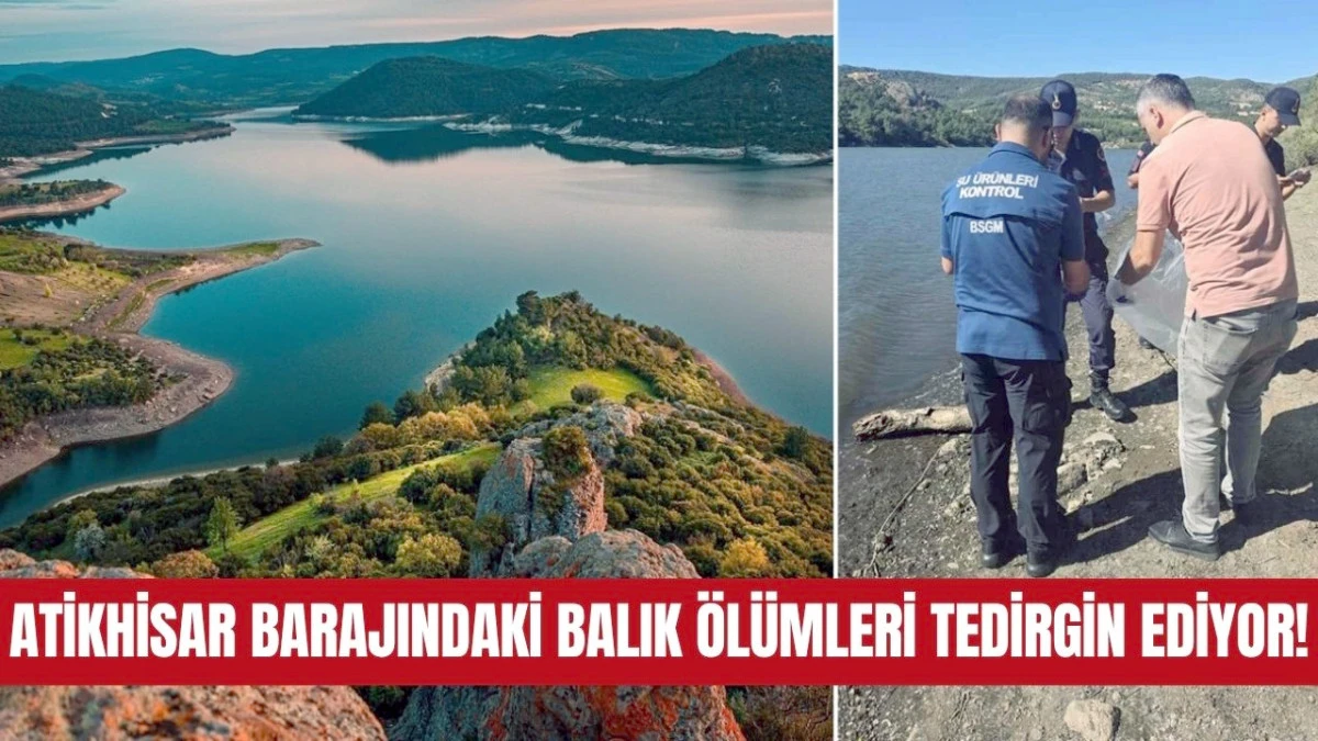 Atikhisar Barajı&rsquo;nda Balık &Ouml;l&uuml;mleri Endişe Yarattı
