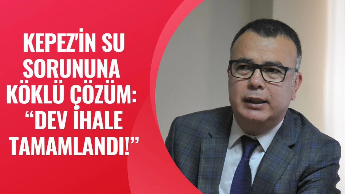 Başkan Birol Arslan M&uuml;jdeyi Verdi: 'Su İsale hattı İhalesi Yapıldı'