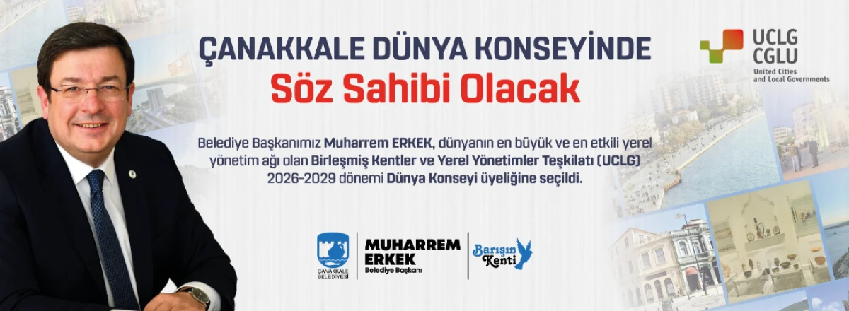 Başkan Muharrem Erkek UCLG Dünya Konseyi Üyeliğine Seçildi!