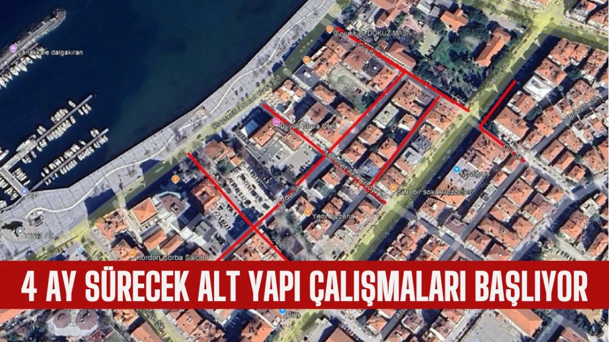 Bazı Sokaklar 4 Ay Boyunca Trafiğe Kapanıyor!