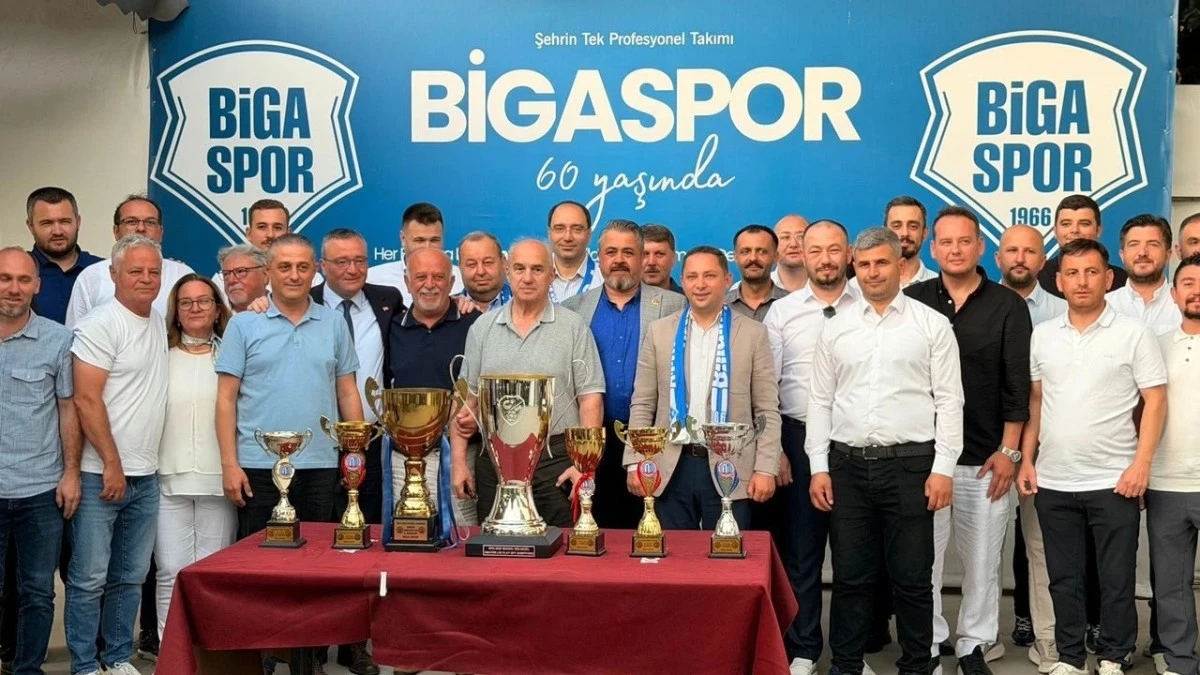 Bigaspor'da Başkan Şahin G&uuml;ven Tazeledi!