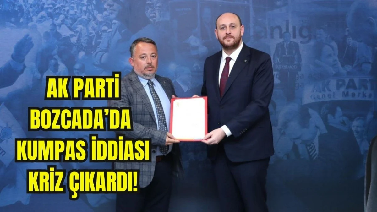 Bozcaada İl&ccedil;e Başkanı Alkol Fotoğrafı Sonrası G&ouml;revden Alındı