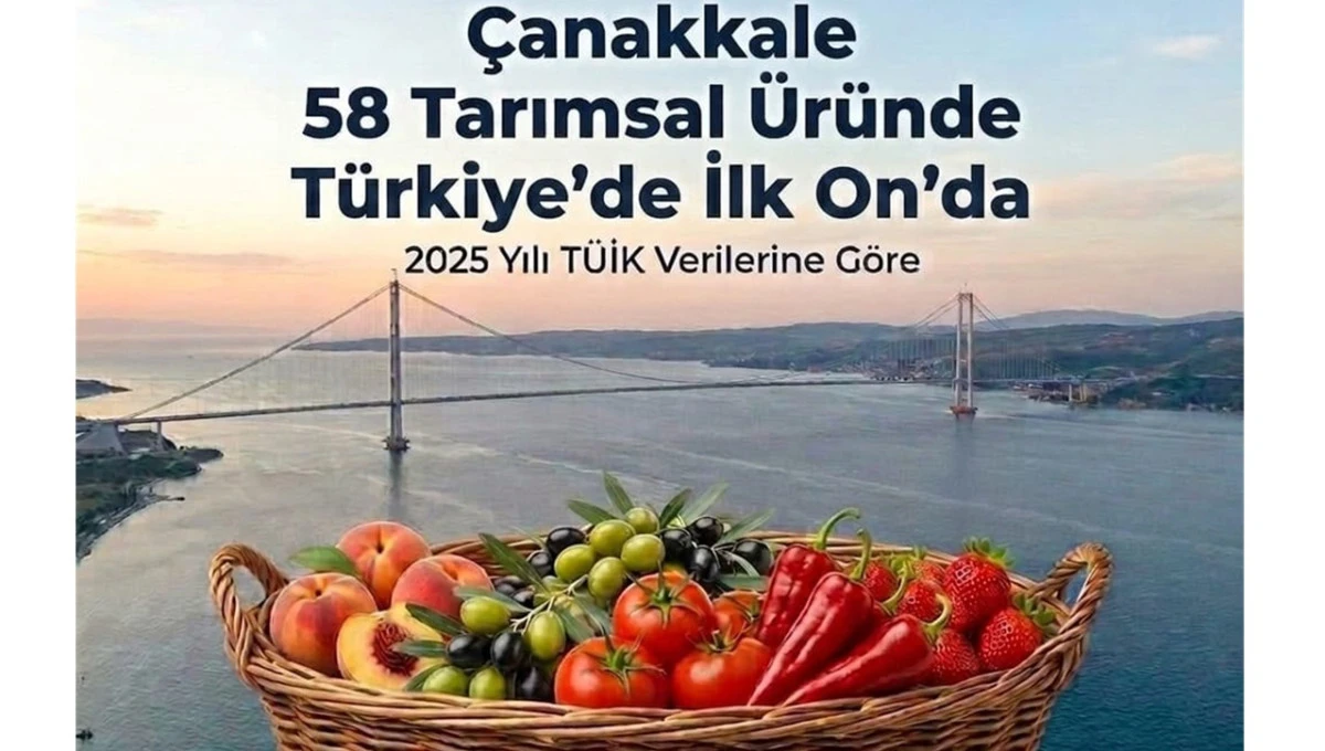&Ccedil;anakkale Valiliği'nden &Uuml;reticilere Teşekk&uuml;r