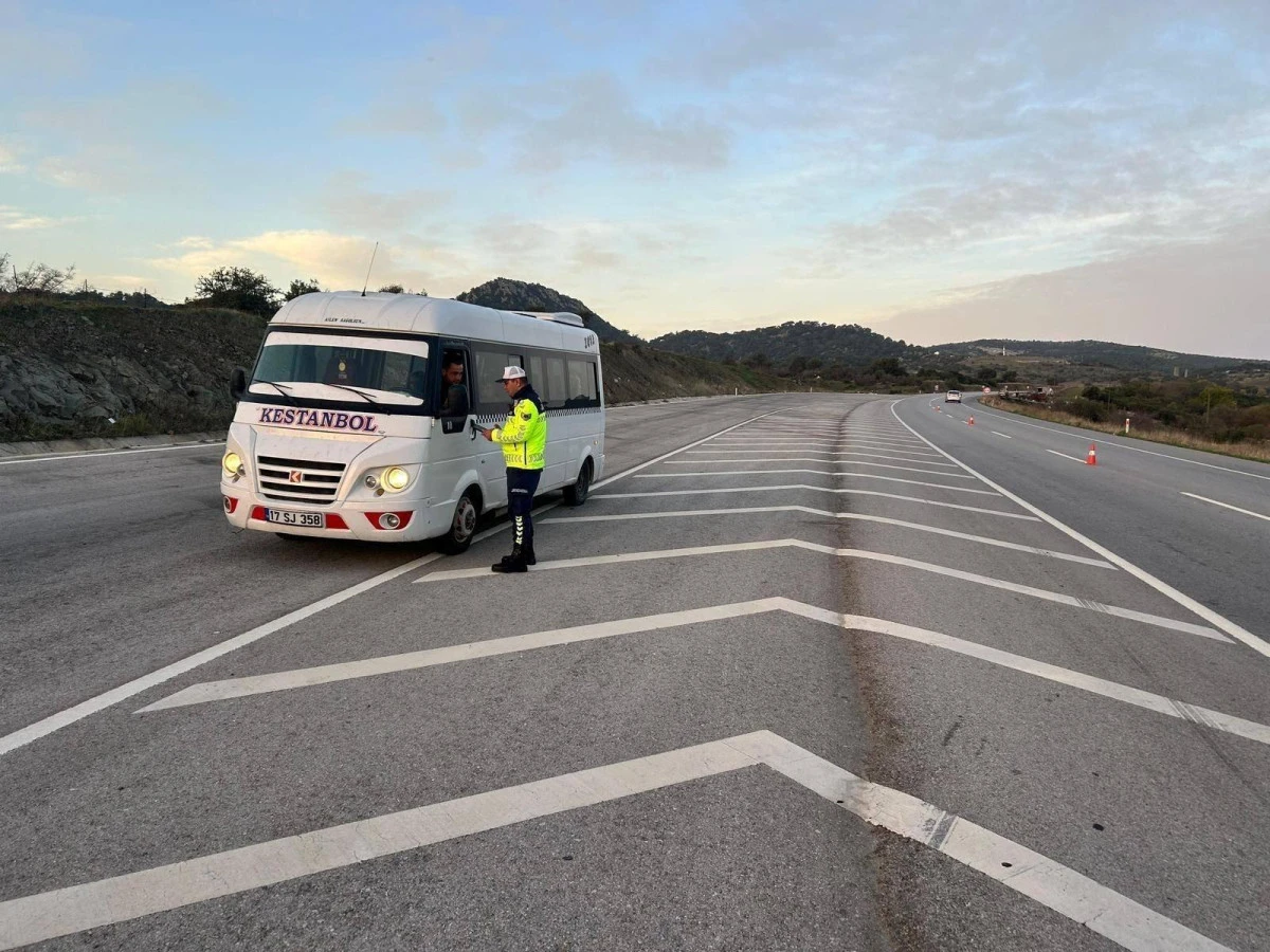&Ccedil;anakkale'de 509 Ara&ccedil; Trafikten Men Edildi