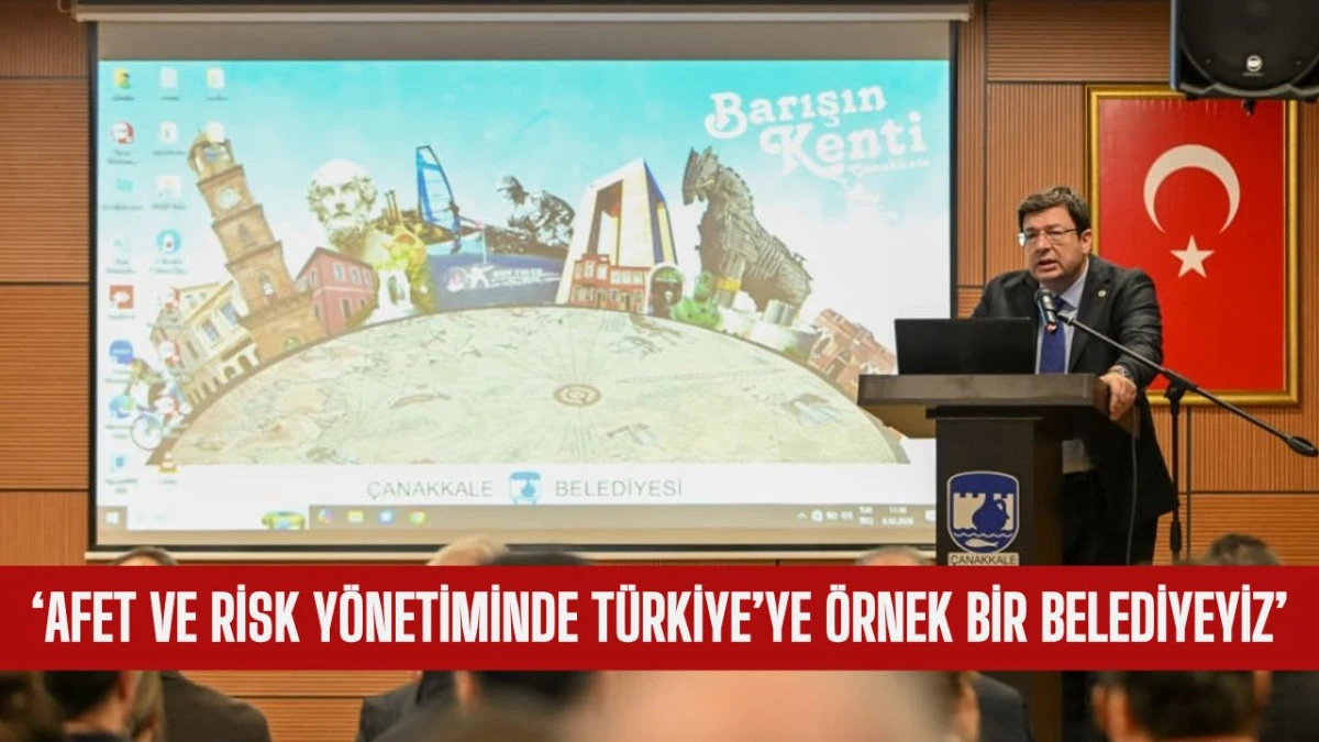 &Ccedil;anakkale&rsquo;de Deprem Ger&ccedil;eği Masaya Yatırıldı