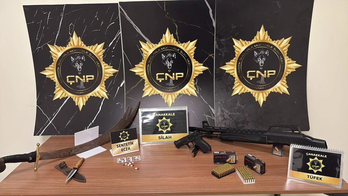 &Ccedil;anakkale'de Huzur Mesaisi; Aranan 27 Şahıs Yakalandı