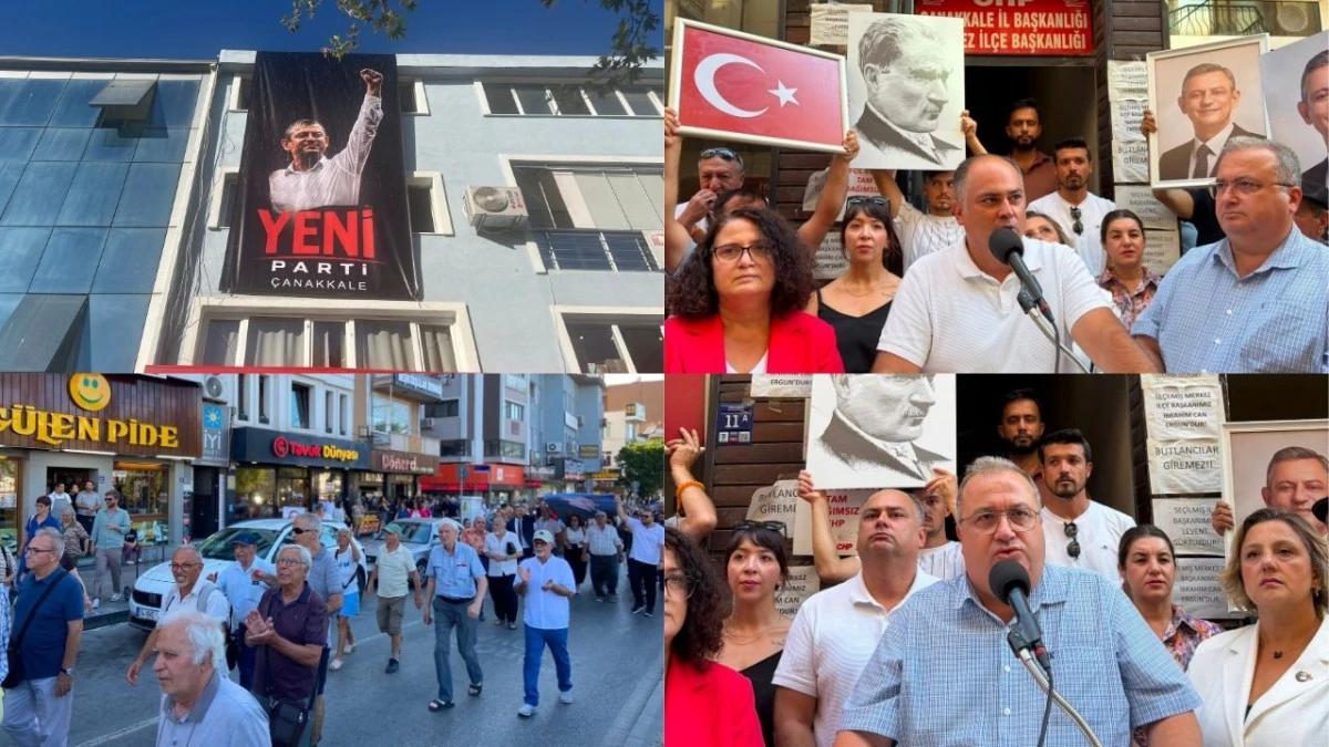 &Ccedil;anakkale&rsquo;de Toplu İstifa R&uuml;zgarı: CHP'den Tarihi Kopuş..
