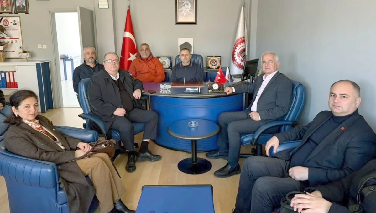 CHP &Ccedil;anakkale Heyeti Esnaf Odaları Y&ouml;netimlerini Ziyaret Etti