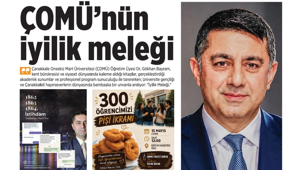 ÇOMÜ’nün İyilik Meleği