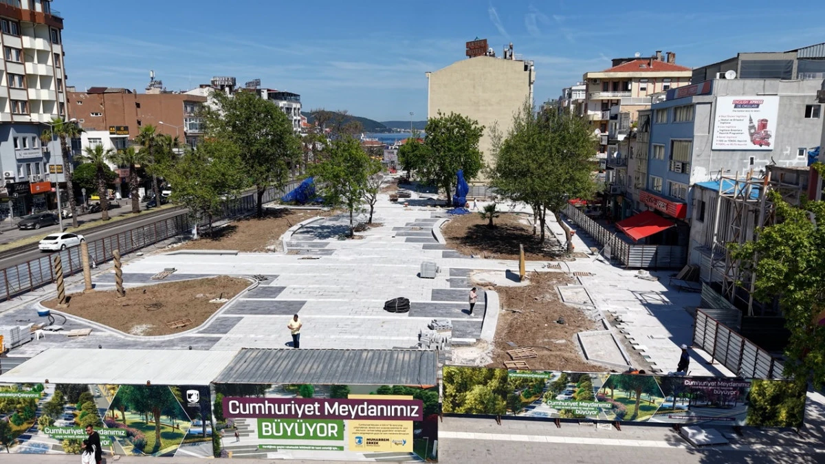Cumhuriyet Meydanı İkinci Etap &Ccedil;alışmalarında Sona Gelindi