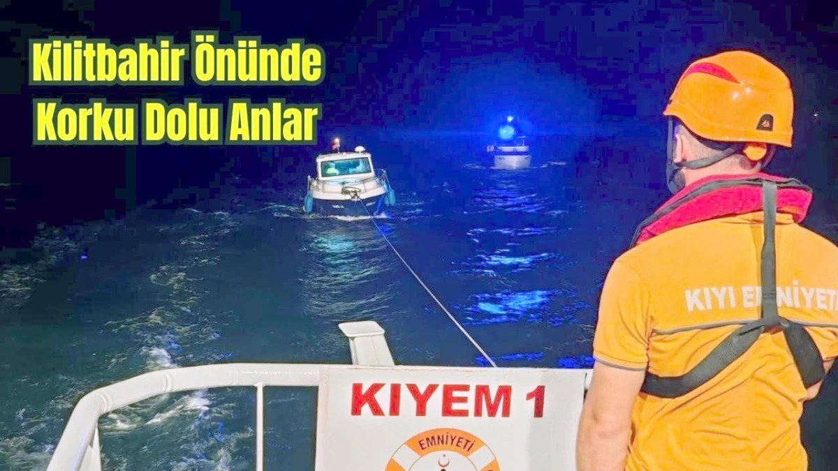 Denizde Mahsur Kalan 9 Kişi Kurtarıldı