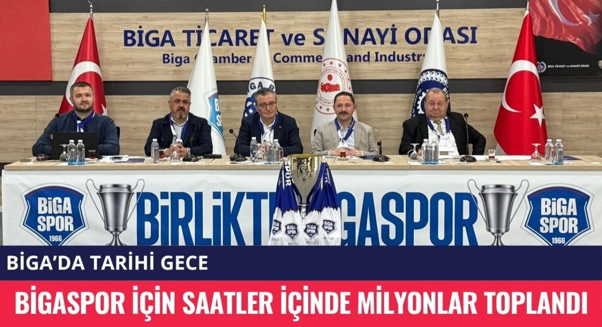 Destek Gecesinde Doğtaş, Bigaspor'un Forma Sponsoru Oldu