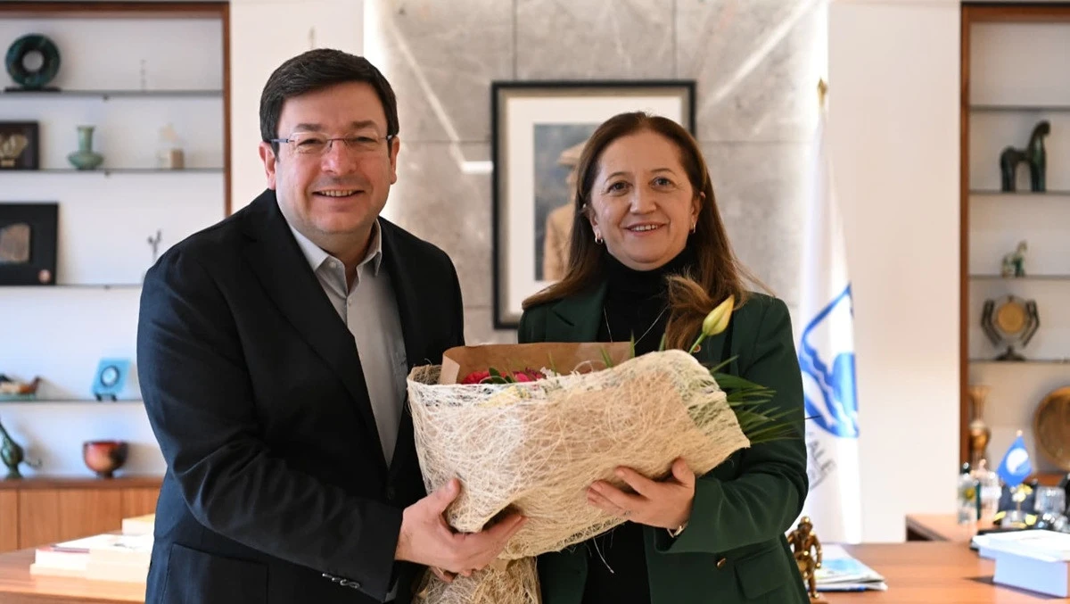 DİSK Genel Başkanı&rsquo;ndan Başkan Erkek&rsquo;e Nezaket Ziyareti