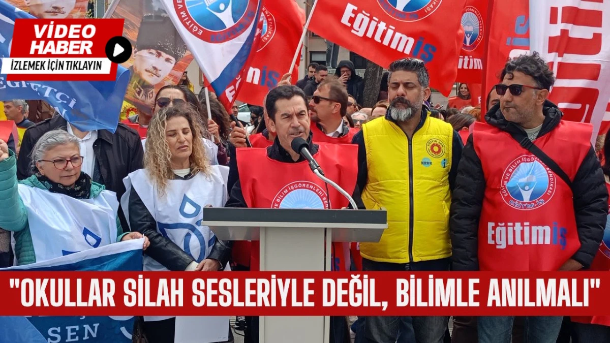 Eğitim Sendikalarından Ortak 'Şiddet' Protestosu