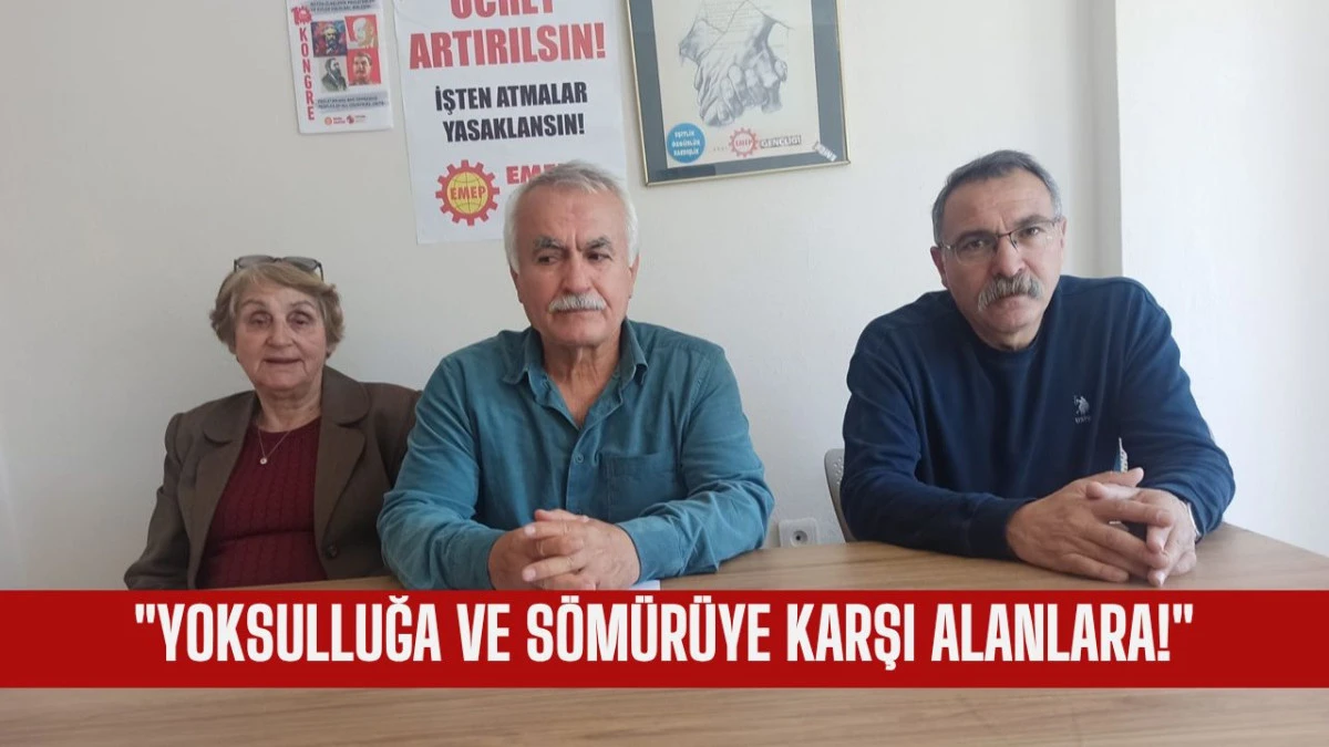 EMEP &Ccedil;anakkale'den 1 Mayıs &Ccedil;ağrısı