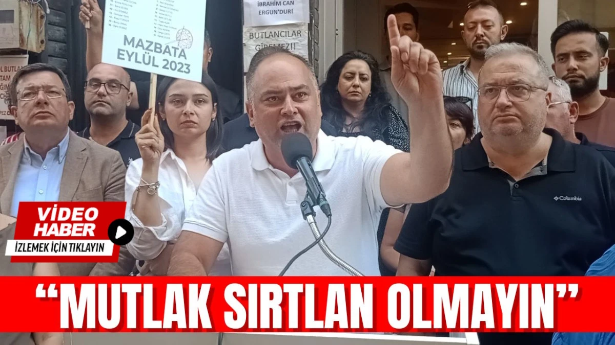 G&ouml;revden Alınan Can Ergun Koltuğu Sokağa Koyup Meydan Okudu!