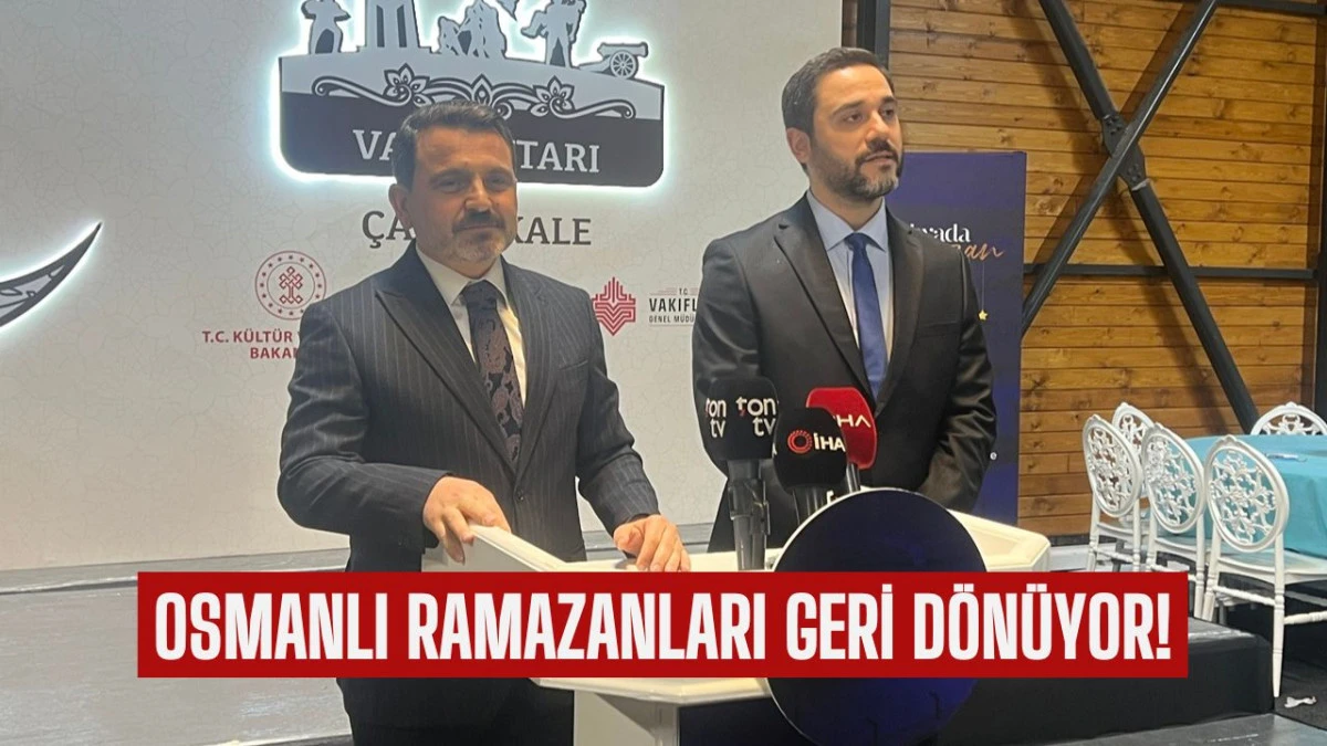 Her G&uuml;n 500 Kişilik Ramazan Sofraları Tarihi Alanda Kurulacak!