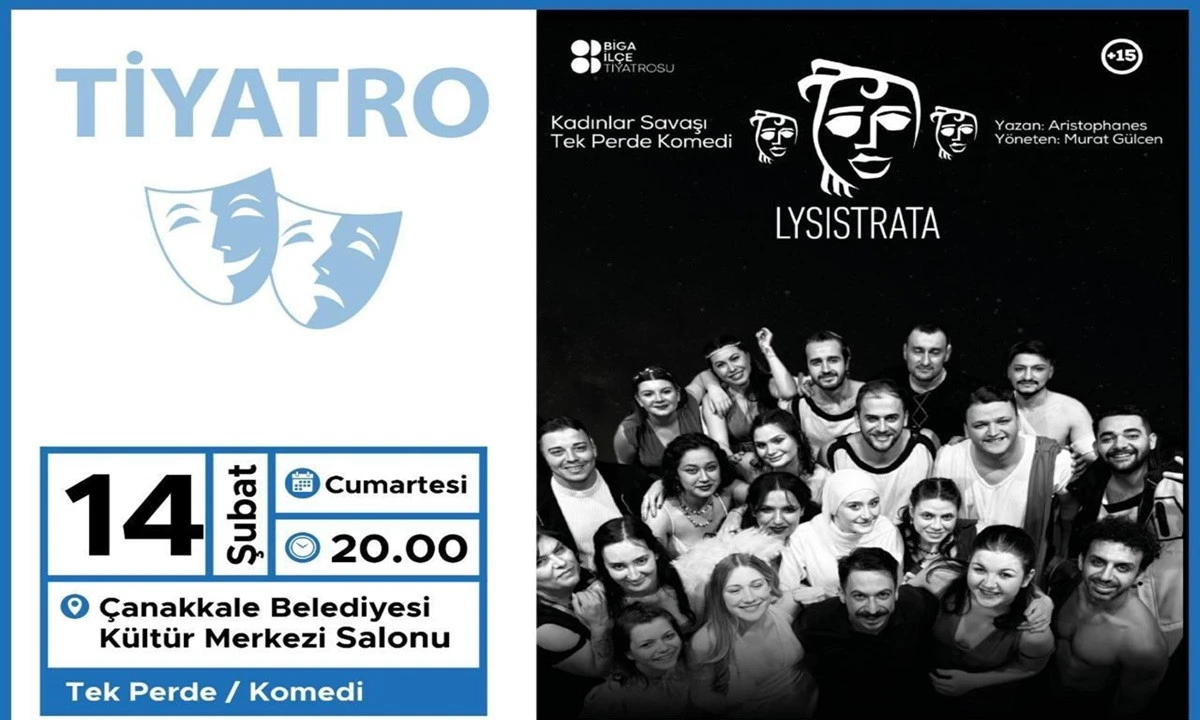 Lysistrata &Ccedil;anakkale&rsquo;de Sahneleniyor