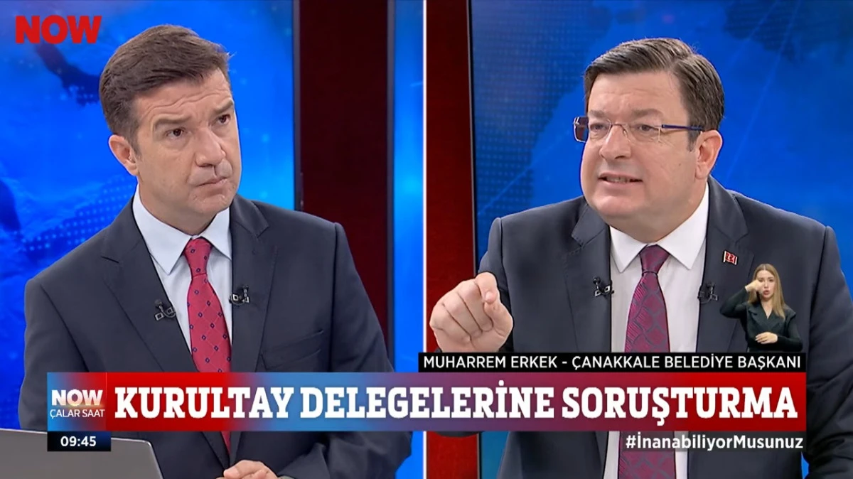 Muharrem Erkek 'Hemen, Şimdi Kurultay..'