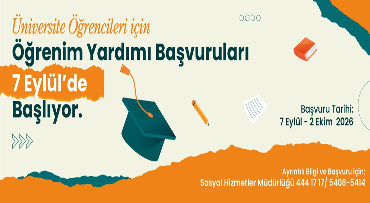 &Ouml;ğrenim Yardımı Başvuruları Başladı!