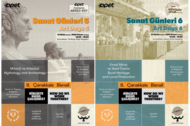 &Ccedil;anakkale Bienali OPET Sanat G&uuml;nleriyle Troya K&ouml;ylerine Misafir Oluyor