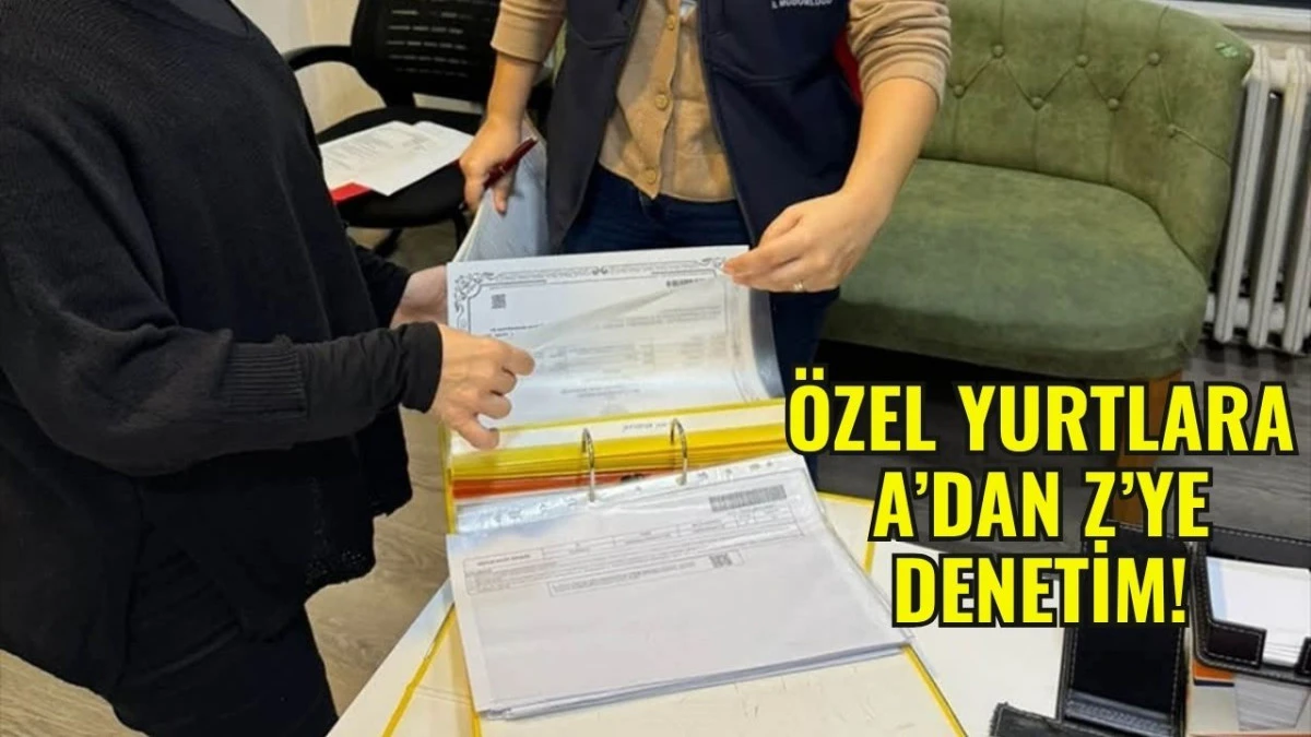 &Ouml;zel Yurtların Yemekhanelerine Eş Zamanlı Denetim!