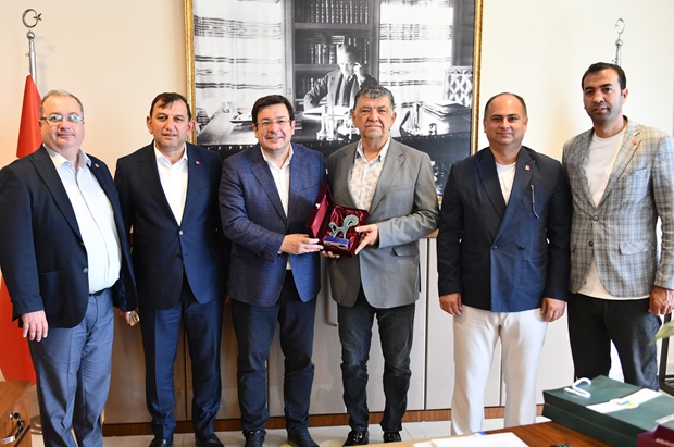 Başkan Erkek&rsquo;ten Meclis Başkanı Ertuğrul&rsquo;a Ziyaret