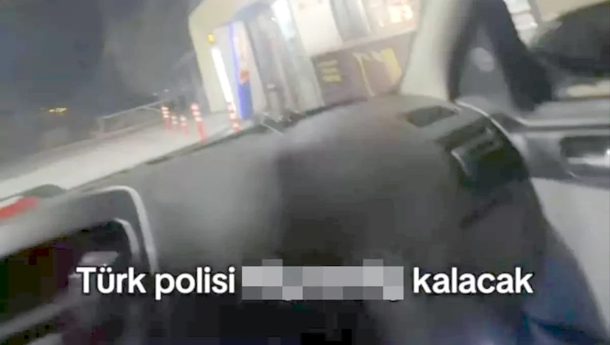 Polislere Hakaret Eden Şahıs Serbest Bırakıldı