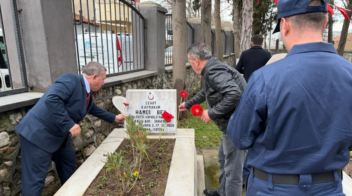 Şehit Kaymakam Hamdibey Biga'da Dualarla Anıldı!