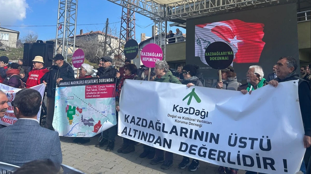 &lsquo;Siyan&uuml;rc&uuml; Şirket, Kazdağlarını Terk Et!&rsquo;