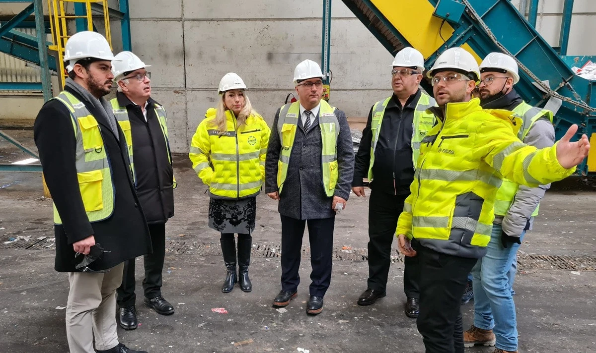 Troas Katı Atık Birliği &Uuml;yelerinden Başkan Erkek&rsquo;e Ziyaret