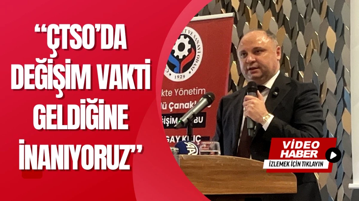Turgay Kılı&ccedil; &ldquo;&Ccedil;TSO&rsquo;yu Y&ouml;netmeye Talibim&rdquo;