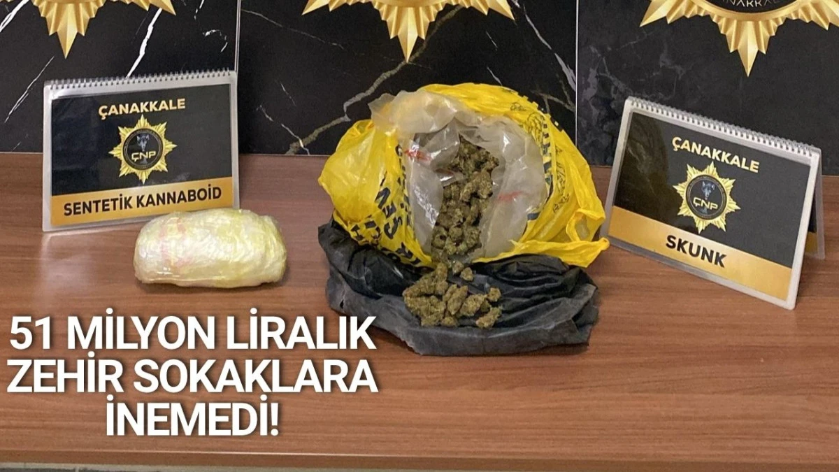 Zehir Tacirleri 51 Milyon Liralık Uyuşturucuyla Yakalandı!
